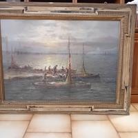 quadro su tavola di G. Marcon