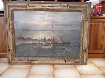 quadro su tavola di G. Marcon