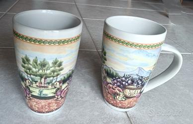Tazze 2pz alte 15cm per tisane o altro