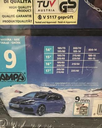 Catene da neve R-9 misura 9