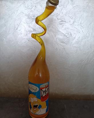 Duff beer bottiglia collo allungato Homer Simpson