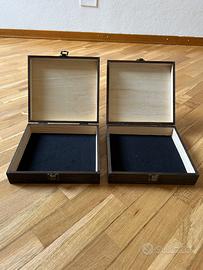2 scatole sigari vuote 21x6