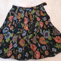 Gonna vintage a fiori - taglia S