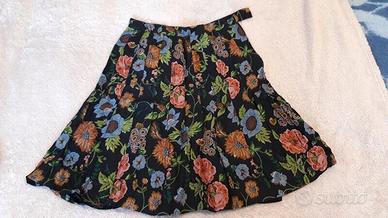 Gonna vintage a fiori - taglia S
