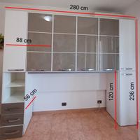 Armadio a ponte salvaspazio