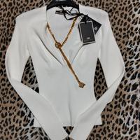 maglia elasticizzata Elisabetta Franchi tg 40 nuov