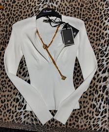 maglia elasticizzata Elisabetta Franchi tg 40 nuov