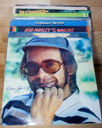 15x Vinyl LP The Beatles Bob Marley John Lennon