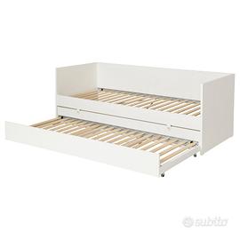 Letto singolo e secondo letto a scomparsa