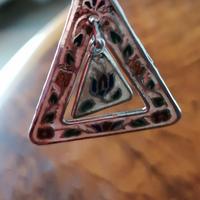 ciondolo vintage smaltato