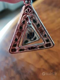 ciondolo vintage smaltato