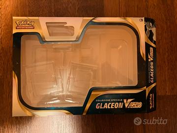 Scatola carte Pokémon Glaceon V Astro
