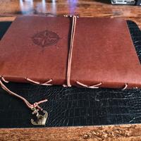 Album portafoto ricordo 20x27cm con fogli neri e d