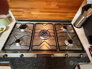 Piano cottura a gas SMEG