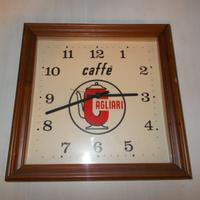 vecchio orologio pubblicitario caffe cagliari 1960