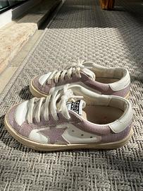 Golden Goose bambina taglia 26, rosa e bianche 