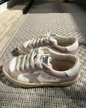 Golden Goose bambina taglia 26, rosa e bianche 