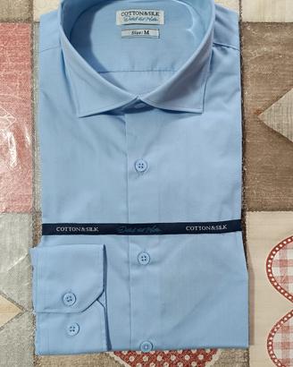 Camicia azzurra di Cotton&Sill taglia M