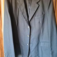 Giacca blue da uomo in pura lana vergine taglia 54