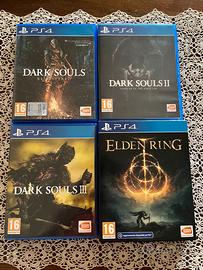Collezione Dark Souls Elden Ring PS4 NON SPEDISCO