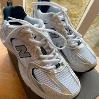 New Balance 530 White Silver Navy 42