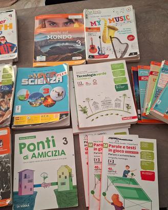 Libri di testo scolastici usati (3 media Volpi)