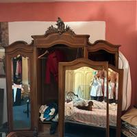 Antico armadio francese da parigi da restaurare