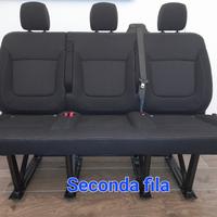 Coppia di sedili da 3 posti Trafic Renault