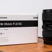 Sigma Art 18-35 f1.8 Attacco Canon