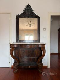 Mobile antico - Consolle con Specchiera