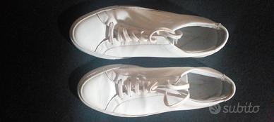 scarpe da tennis bianche sportive N°41.