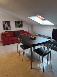 Elegante mansarda con tetto di proprietà