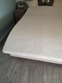 topper in memory foam x materasso 1 piazza e mezza