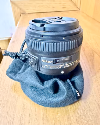Nikon AF-S Nikkor 50mm f/1.8G Nuovo con scatola
