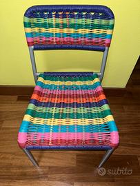 Sedia Ikea bambino arcobaleno
