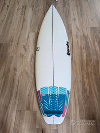Tavola da surf Bradley On Ya 6'1" 32.9lt + pinne