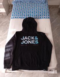 Felpa nera Jack & Jones taglia L