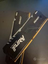 RAM DDR4 8GBx2 Kingstone