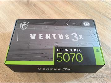 RTX 5070 MSI VENTUS 3X - NUOVA-Ultima Generazione