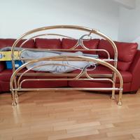 Letto matrimoniale in ottone