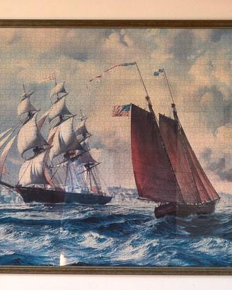 Puzzle Ravensburger 3000 Pezzi "The Golden West"