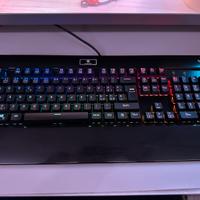 Tastiera Meccanica RGB Metallo con poggiapolsi