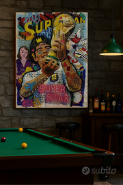 Quadro su tela Maradona-80x100 cm