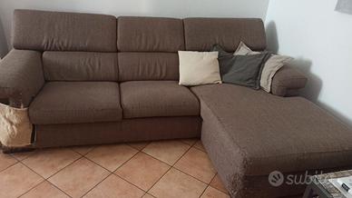 Divano letto 4 posti con chaise long