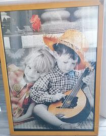 PUZZLE IN CORNICE CON BIMBI