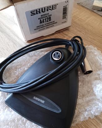 Shure microflex base per microfono a collo d'oca 