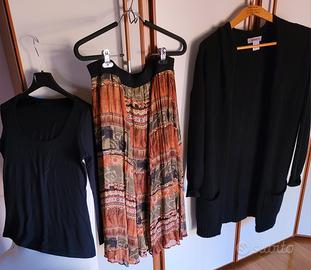 N.3pz Donna GONNA +SOTT.CCA "INTIMISSIMI"+CARDIGAN