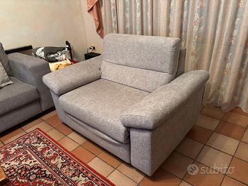 Poltrona grande eletrica a pulsante