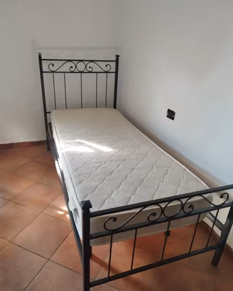 letto in ferro battuto 