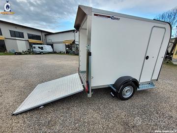 RIMORCHIO CARRELLO FURGONATO CRESCI 650 F CON RAMP